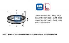 FILTRO ARIA UFI 30.803.00