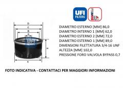 FILTRO OLIO UFI 23.171.00