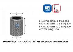 FILTRO OLIO UFI 25.402.00