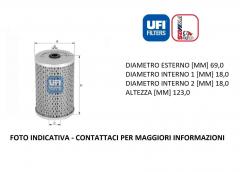 FILTRO OLIO UFI 25.404.00