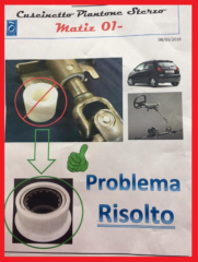 MODIFICA BOCCOLA PIANTONE STERZO CON CUSCINETTO DAEWOO CHEVROLET MATIZ