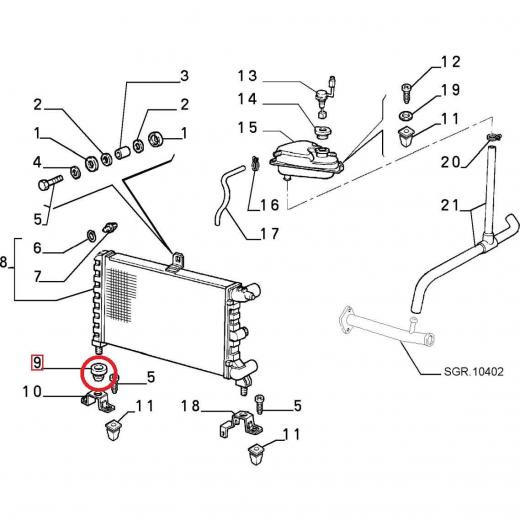 BOCCOLA ELASTICA  FIAT CROMA - REGATA - RITMO - LANCIA DELTA - DEDRA PER 5949953