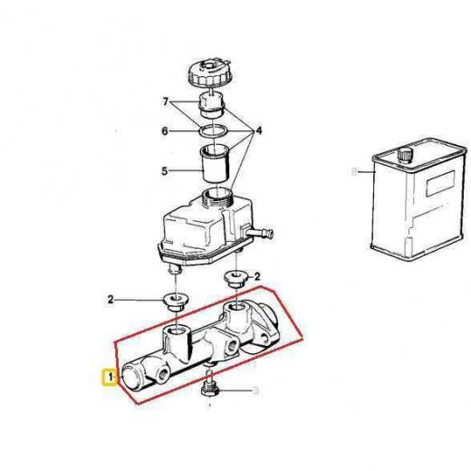 POMPA FRENO BMW 3 - 5 - 7 - DAEWOO LUBLIN PEX PER 34311157111