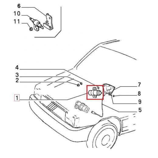 BOBINA ACCENSIONE FIAT PANDA - TEMPRA - LANCIA Y10 - AUTOBIANCHI Y10 PER 7582152