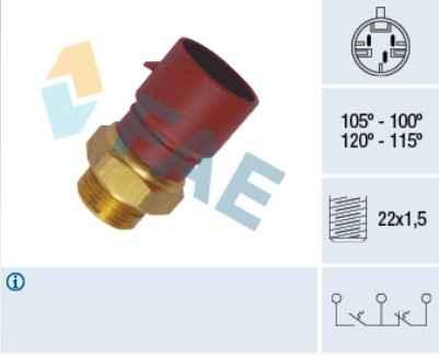 TERMOCONTATTO VENTOLA RADIATORE OPEL ASTRA-CALIBRA FAE PER 1846326