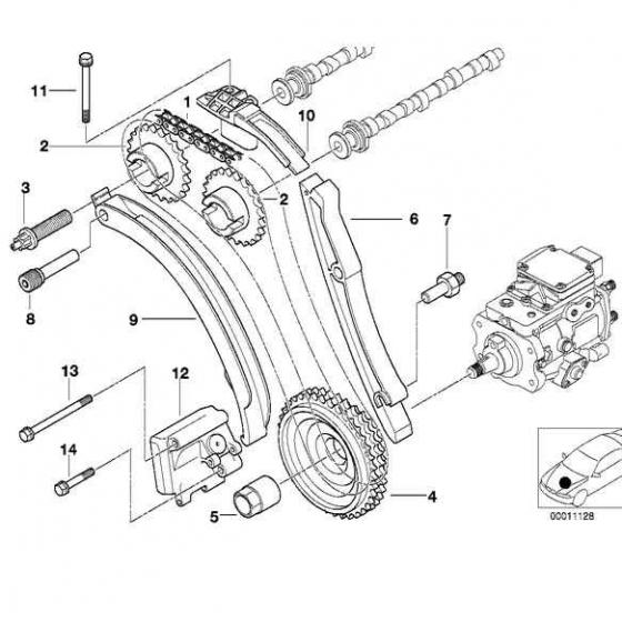 KIT CATENA DISTRIBUZIONE BMW 3 - 5 - 7 - LAND ROVER - OPEL PER 11312248728